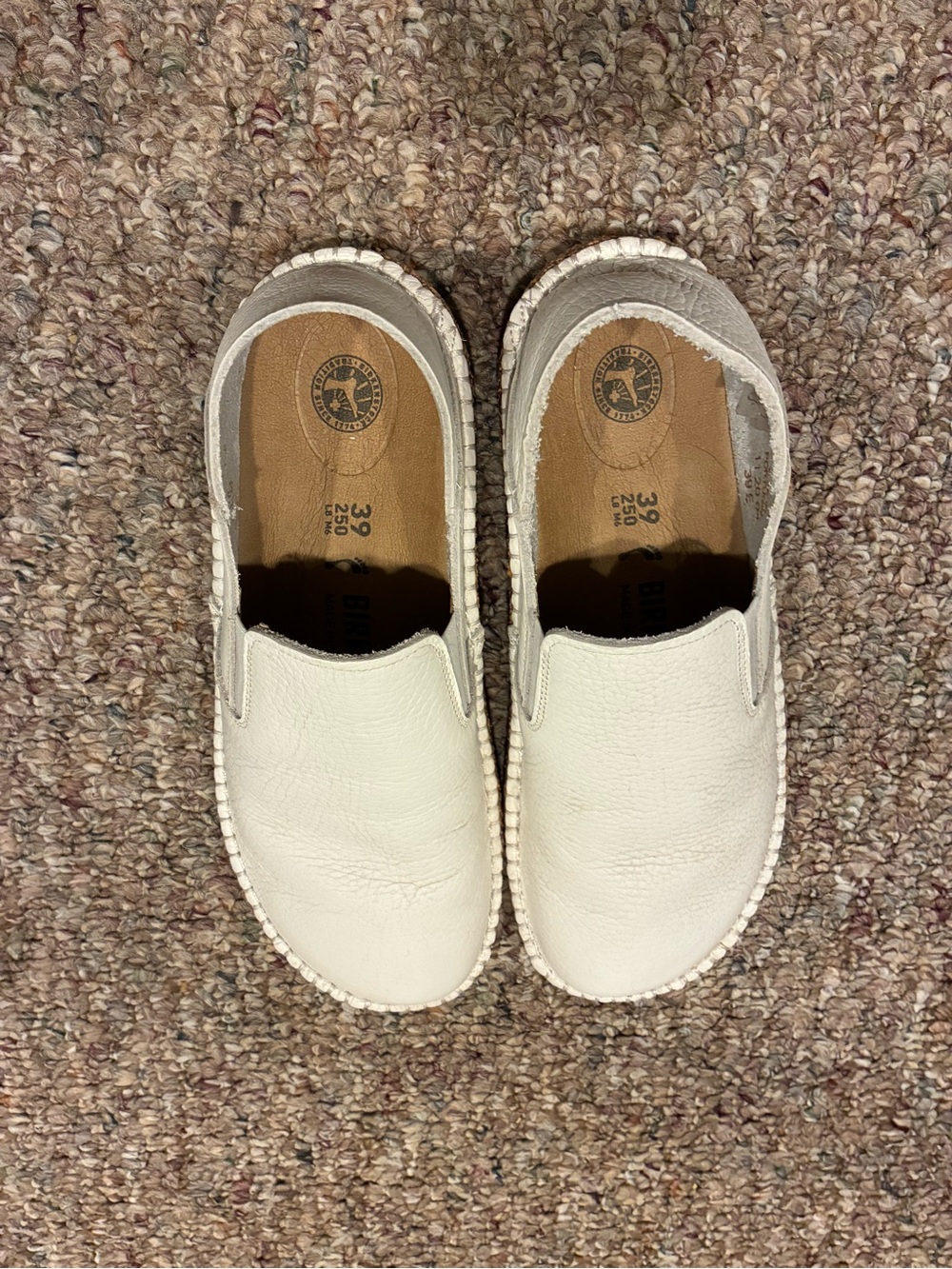 White Birkenstocks